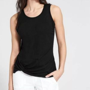 Athleta Linen Zephyr Knot Tank Top